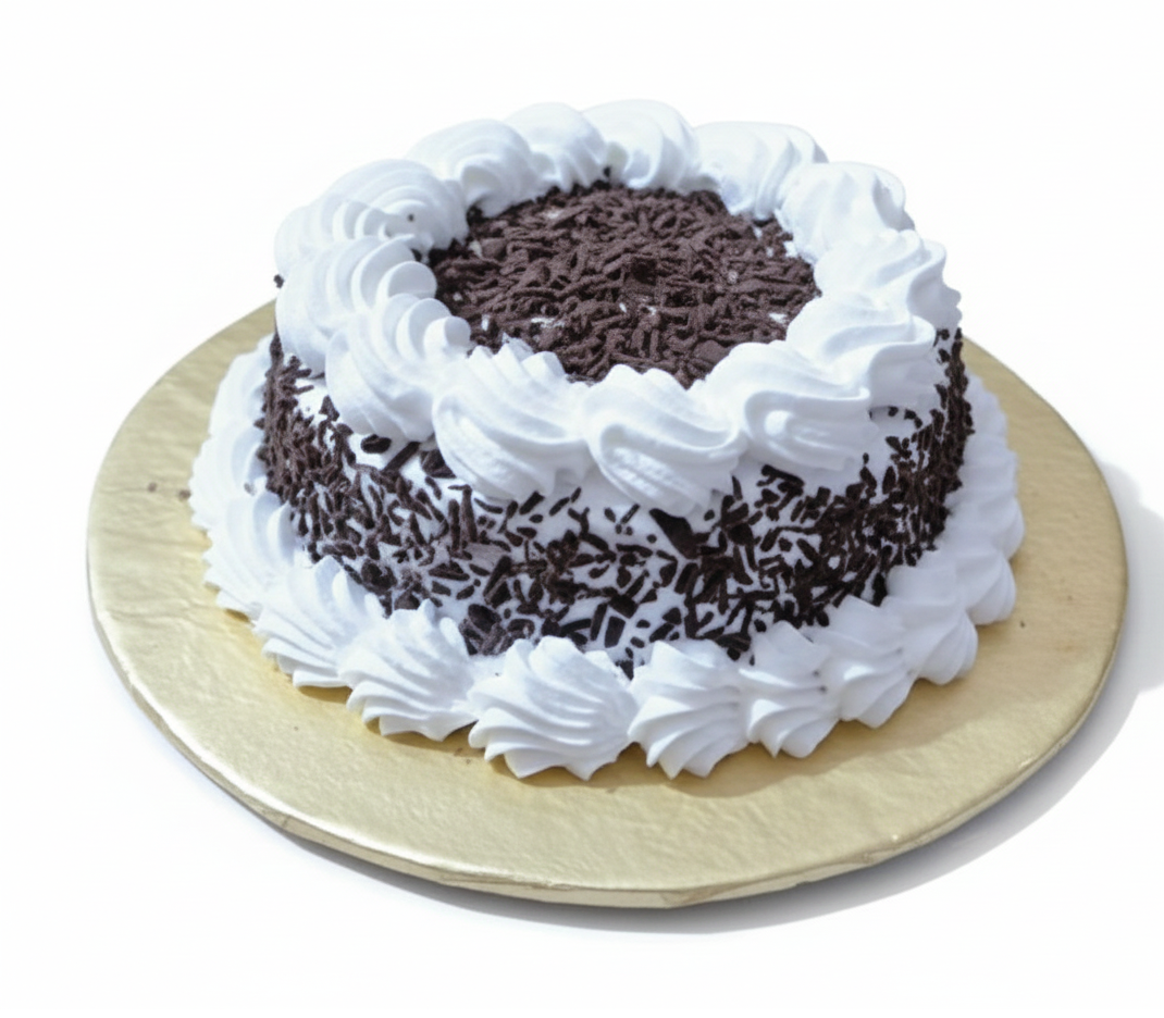 Black Forest Cake with Chocolate Toppings