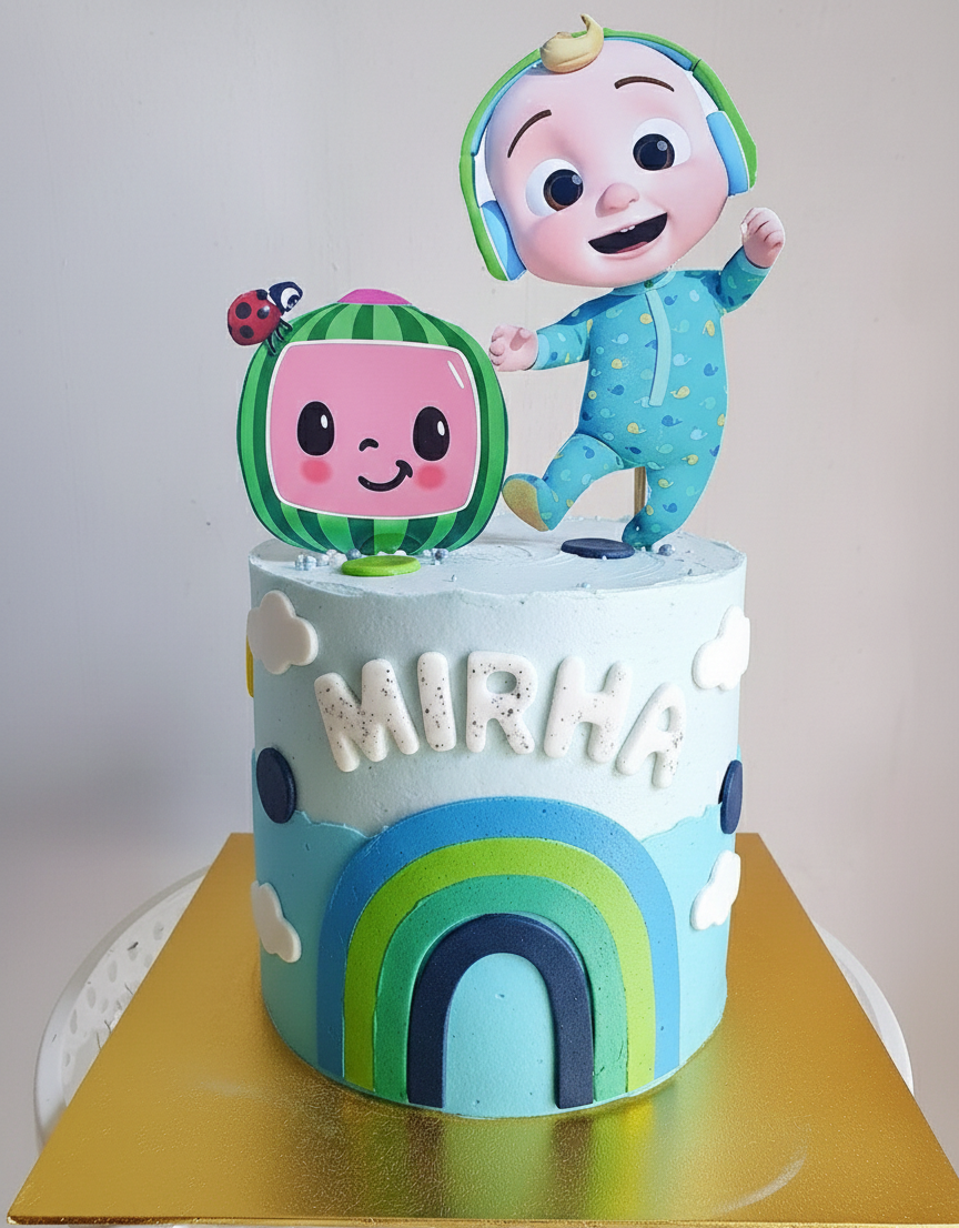 Cocomelon Theme Cake