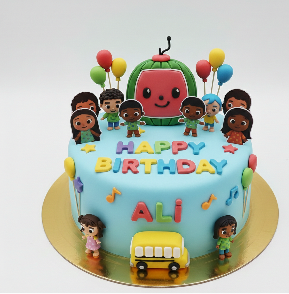 Baby Shark Cream Cake