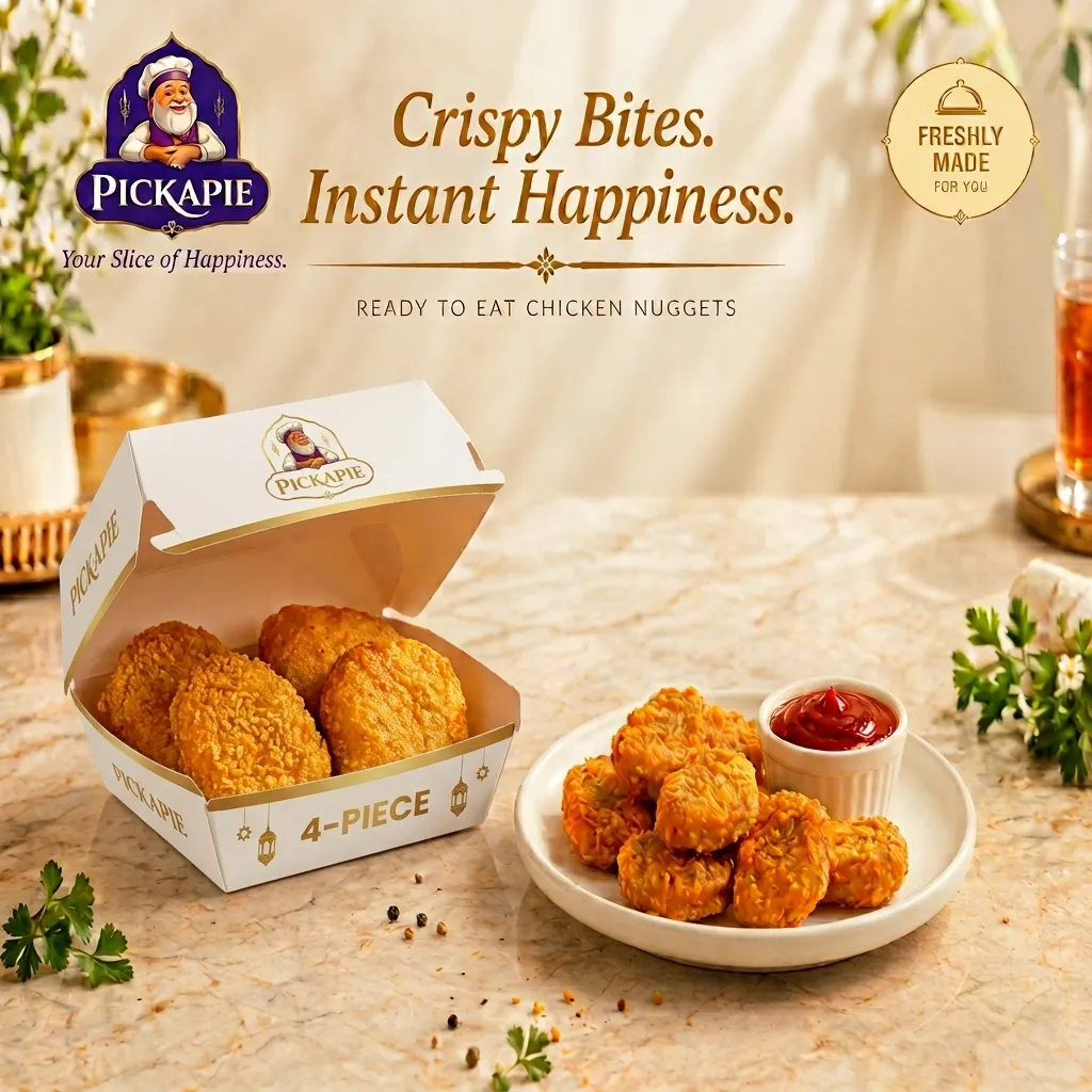 Ready to Eat Chicken Nuggets — 4 Pieces