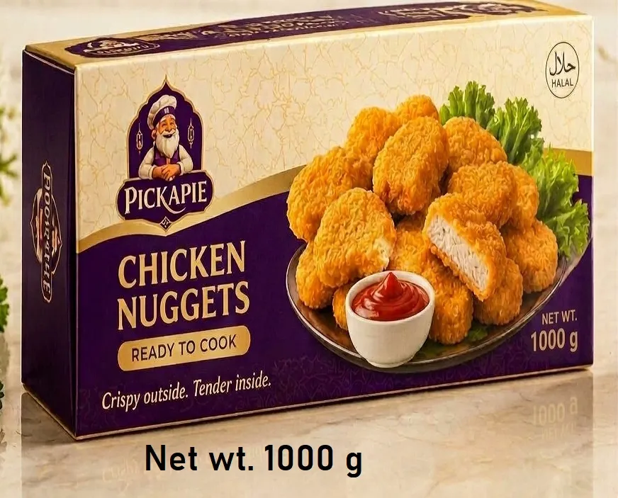 Frozen Chicken Nuggets (Box) — 1000gms